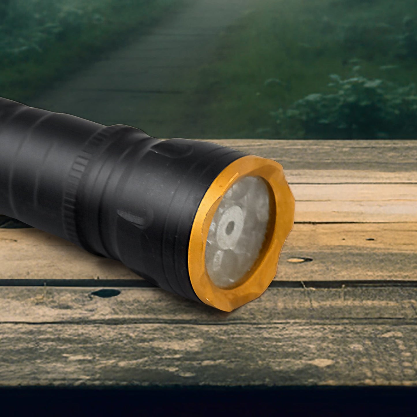 2in1 5 LED With 1 Laser Light Portable Mini Torch / Flashlight LED Powerful High Lumens Pen Light with Clip, Portable Pocket Compact Torch for Emergency A Battery operated (1 Pc / Battery not included)