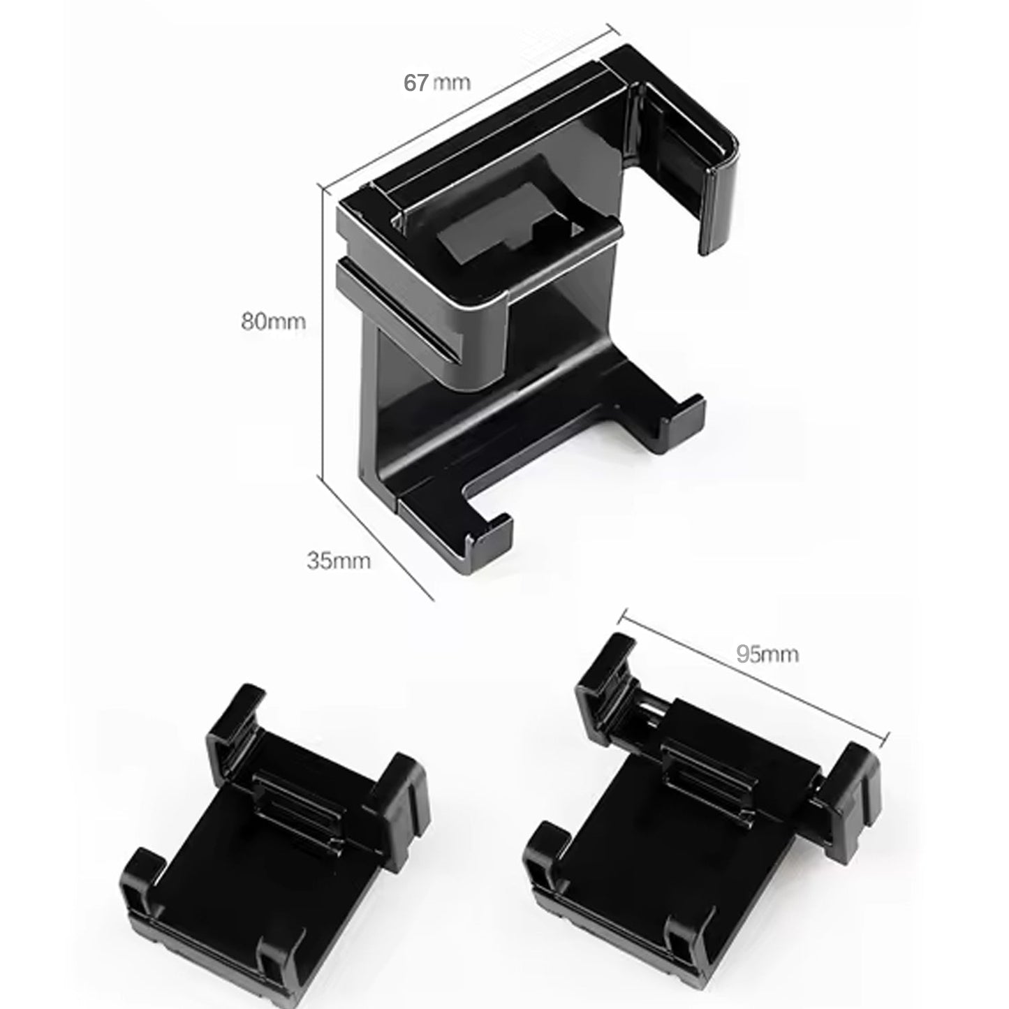 12857 Smartphone Car Phone Holder Car Air Conditioning Vent Phone Holder, Holder Stand for Mobile Phone Cellphone GPS, Dashboard Bracket for Car (1 Pc)