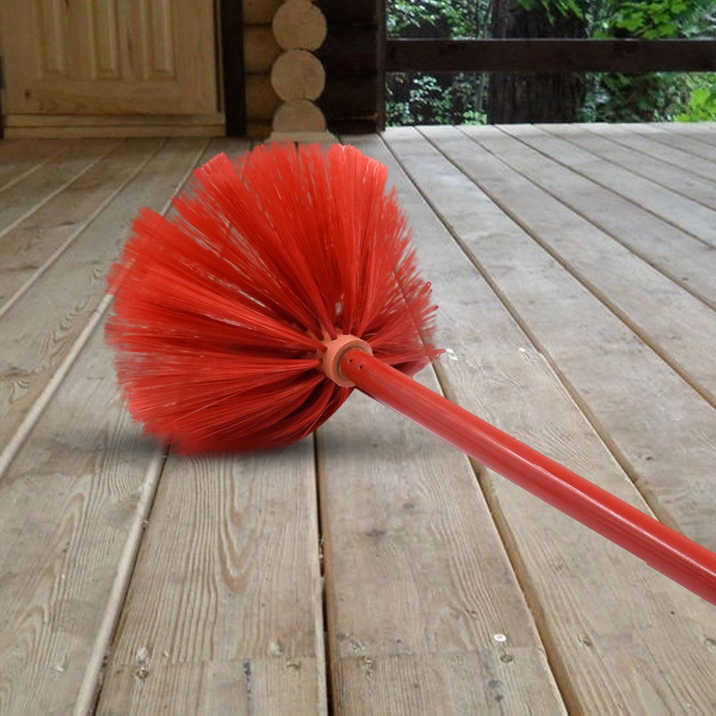 Cobweb Brush With Metal Strong Long Extendable Handle for Dusting, Ceiling Cobweb Cleaning, Brush for Lights, Fans & Webs Cleaning for Home / Kitchen (90 Inch / MOQ :- 6 Pc)