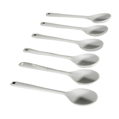 MULTIPURPOSE SILICONE SPOON, SILICONE BASTING SPOON NON-STICK KITCHEN UTENSILS HOUSEHOLD GADGETS HEAT-RESISTANT NON STICK SPOONS KITCHEN COOKWARE ITEMS FOR COOKING AND BAKING (6 Pc Set)