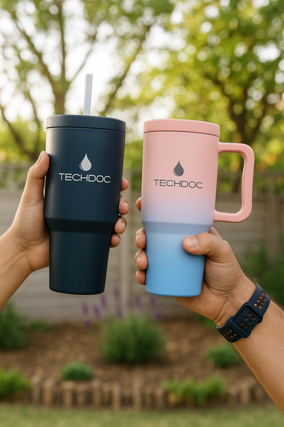 Premium 1.2L Insulated Stainless Steel Tumbler with Lid & Straw – Hot & Cold, 100% Leak-Proof