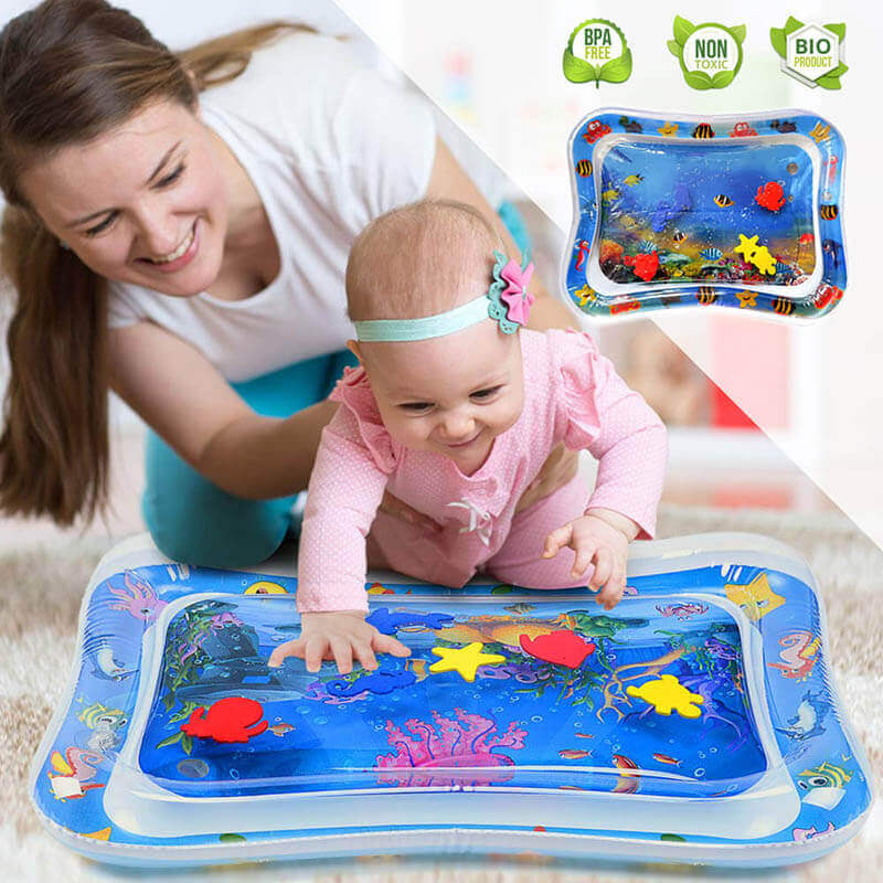 Tummy Time Water Mat for Babies – Interactive Water Play Toy (3–15 Months)