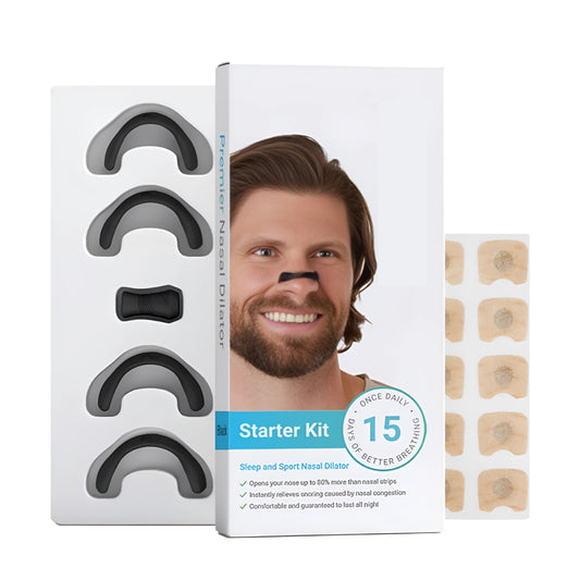 Magnetic Nose Strip Kit – Breathe Easier, Sleep Better, Snore Less and Boost Fitness (Pack of 15)