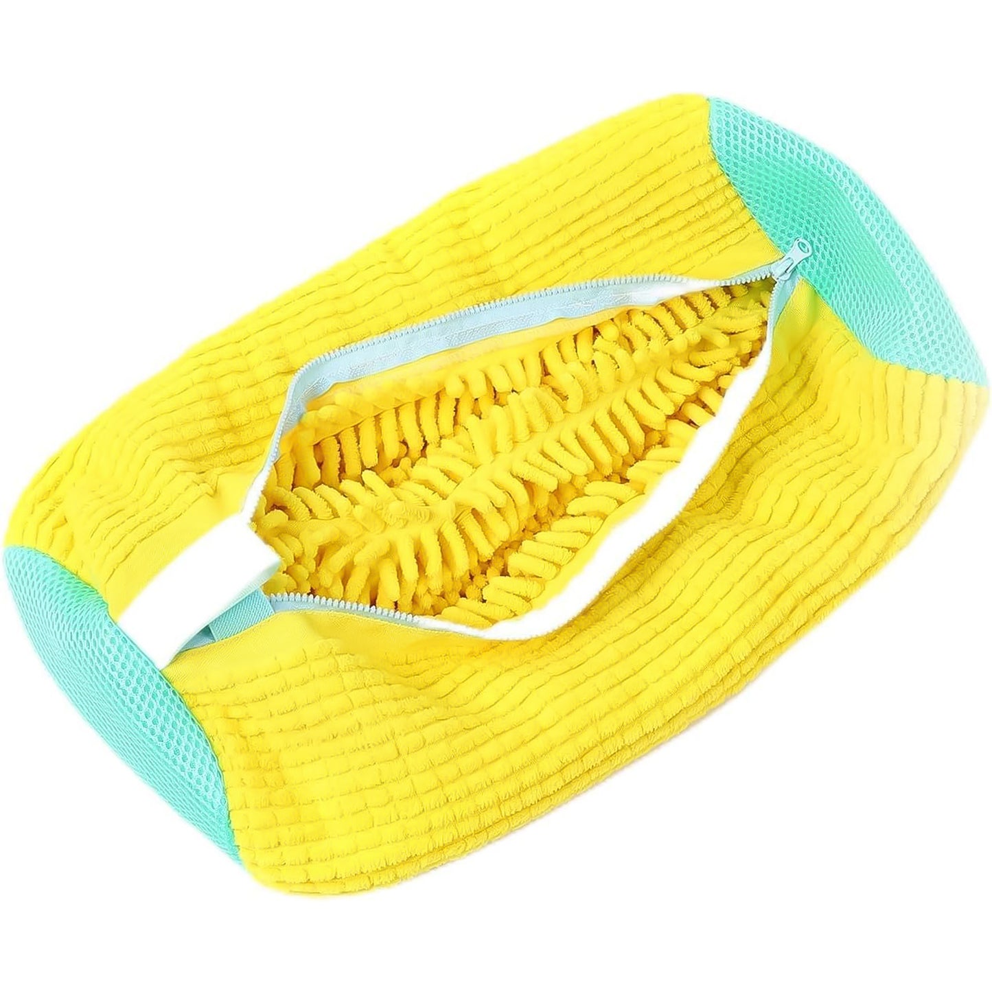 Reusable Shoe Cleaning Bag – Microfiber Chenille with Zipper for Machine & Hand Wash