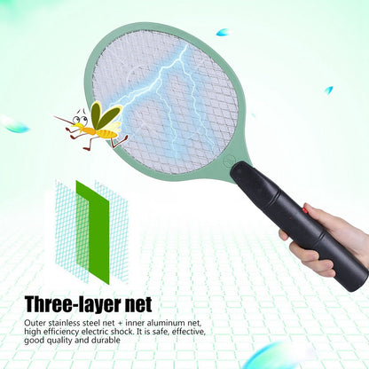 Rechargeable Electric Mosquito Killer Racket | Powerful Fly Swatter & Insect Zapper – Quality Assured!