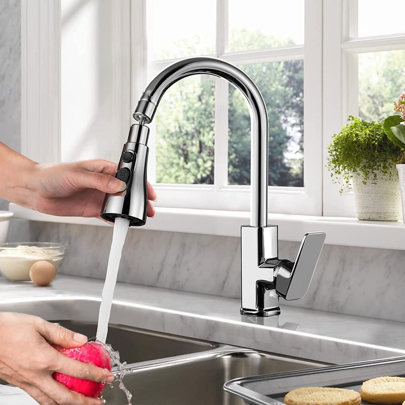 360° Rotating Kitchen Sink Faucet – 3 Modes (1 Pc)