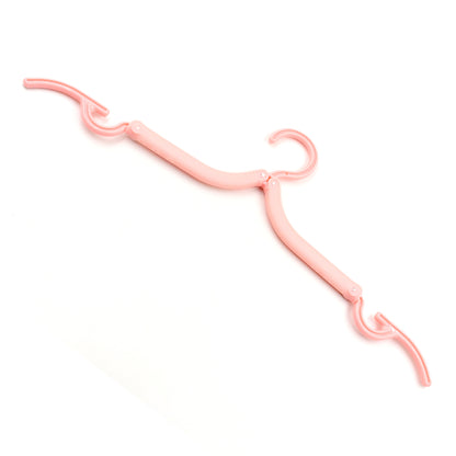 Portable Folding Hangers with Clips – Travel & Home Use for Clothes, Scarves, Delicates (Pack of 6)