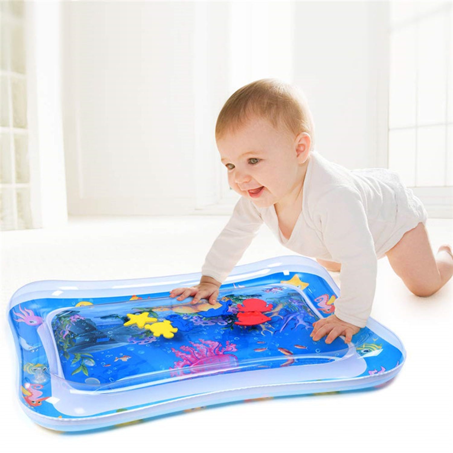 Tummy Time Water Mat for Babies – Interactive Water Play Toy (3–15 Months)