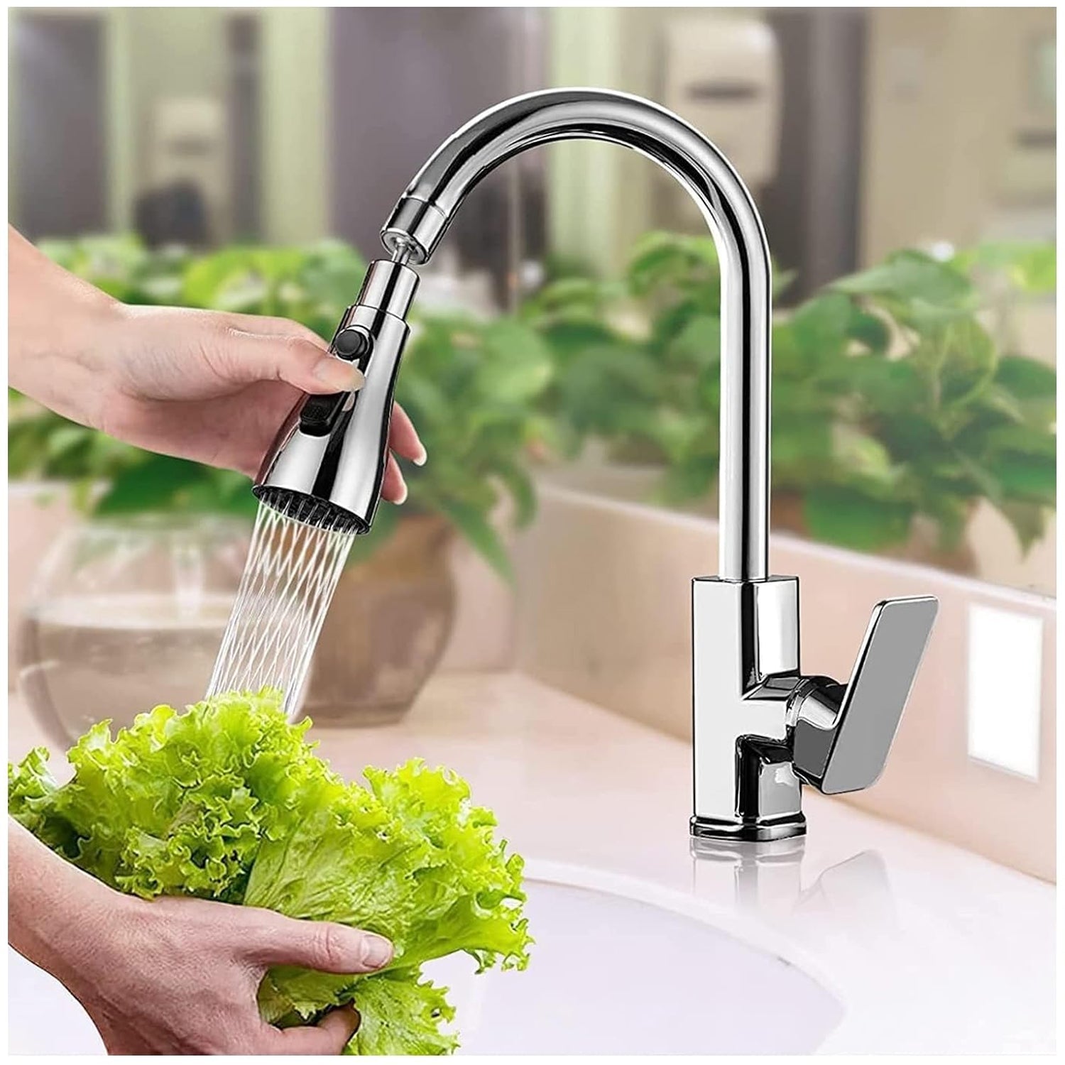 360° Rotating Kitchen Sink Faucet – 3 Modes (1 Pc)