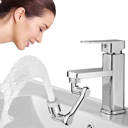 1080° Rotating Faucet Aerator – Splash-Proof Filter & Water-Saving Sprayer