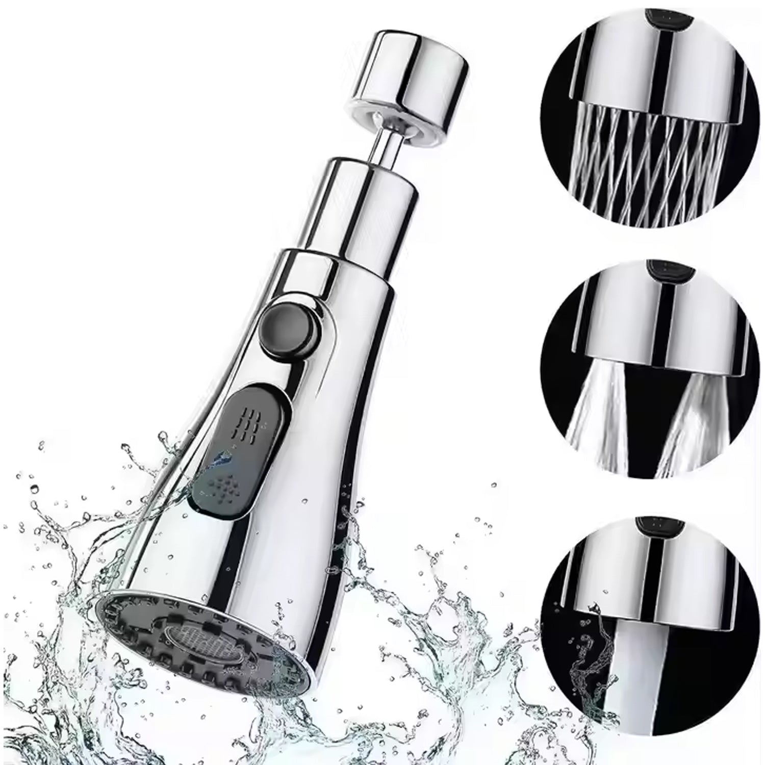 360° Rotating Kitchen Sink Faucet – 3 Modes (1 Pc)