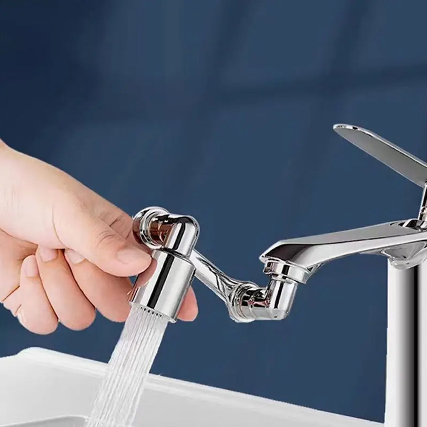 1080° Rotating Faucet Aerator – Splash-Proof Filter & Water-Saving Sprayer